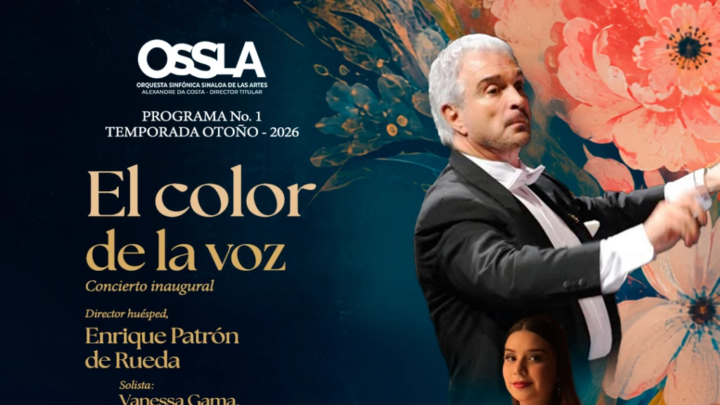 La OSSLA iniciará su Temporada Otoño 2026 con Enrique Patrón de Rueda y Vanessa Gama