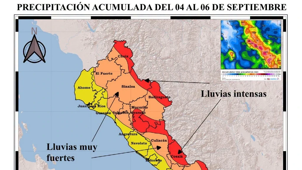 Sinaloa: Lluvias Intensas y Onda de Calor Aumentan Hoy, Temporal Más Fuerte Llega el Fin de Semana