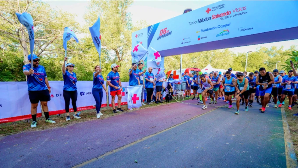Realizan en Culiacán carrera “Todo México Salvando Vidas” de Cruz Roja Mexicana