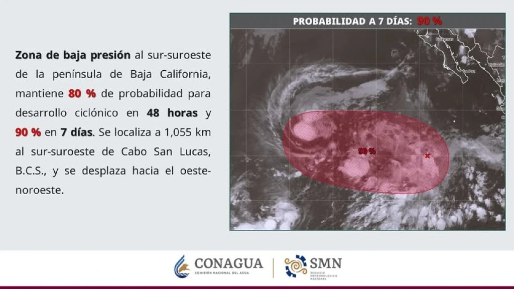 Norbert: ¿Huracán o Tormenta? Últimos Pronósticos y Alerta por Lluvias en México este 12 de Septiembre