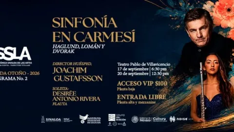 Con “Sinfonía en Carmesí”, se presenta la OSSLA este jueves y domingo en el Teatro Pablo de Villavicencio