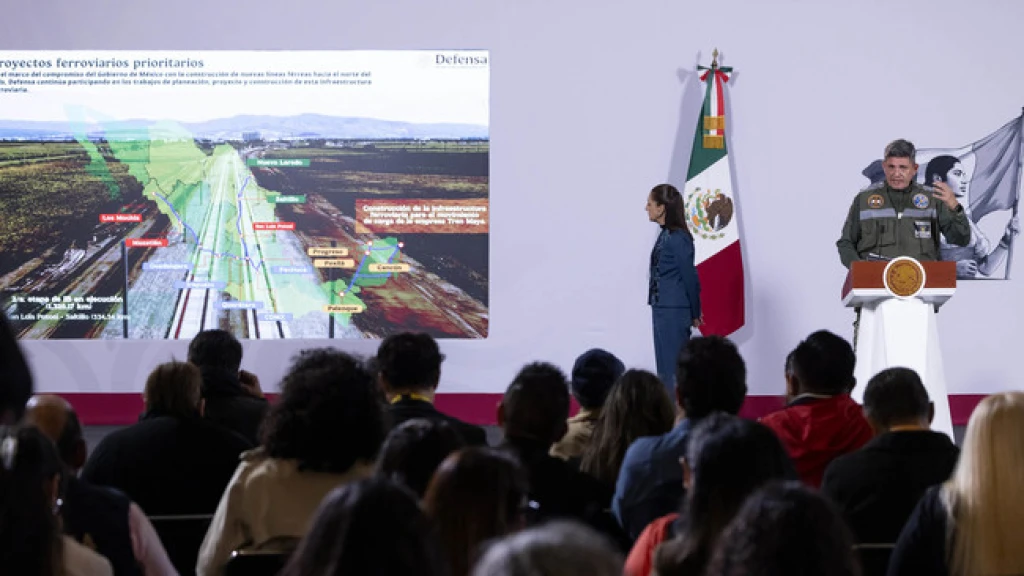 Se construirán 2 mil 400 km de trenes con inversión de 750 mil mdp: presidenta