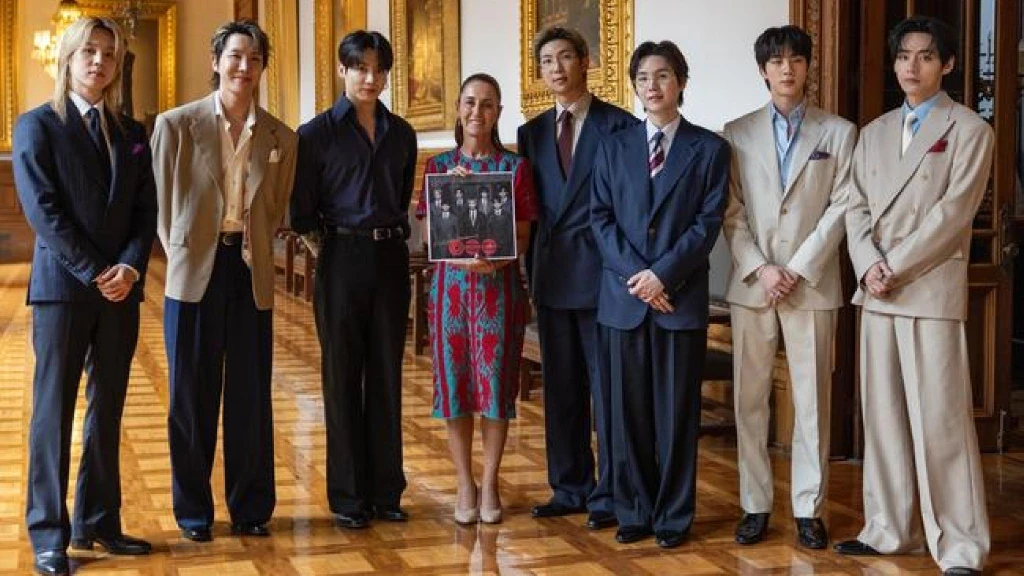 Confirmado: Claudia Sheinbaum Anuncia Regreso de BTS a México en 2027 y la Posible Creación de un Centro K-Pop