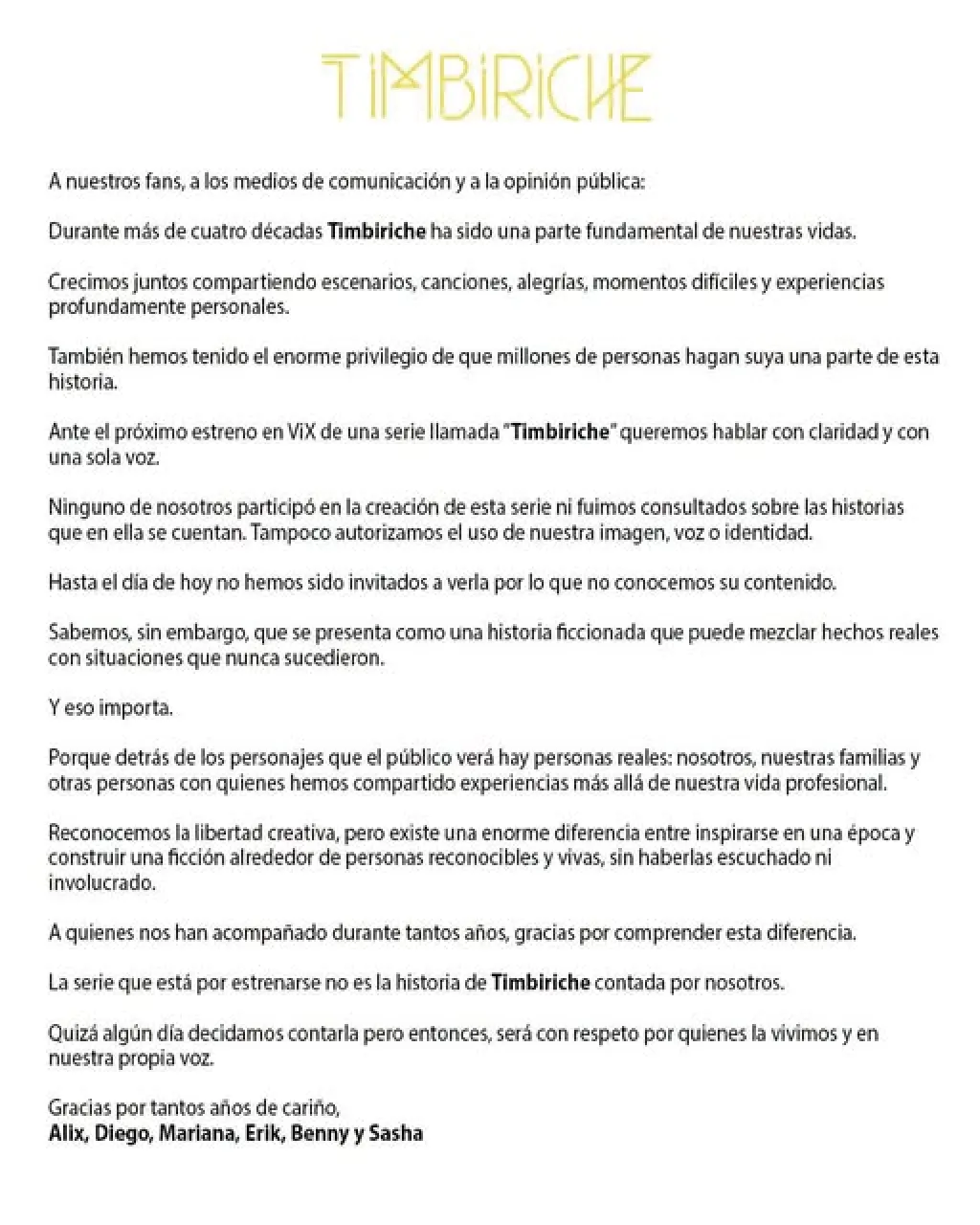 Comunicado