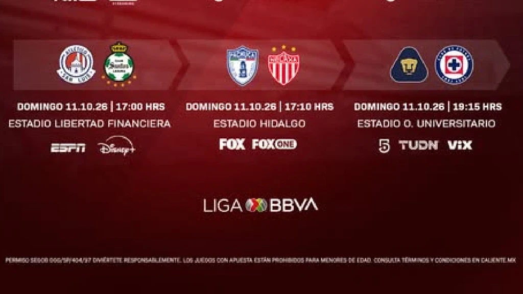 América Afianza Liderato en Liga MX Tras Jornada 11: Empates y Duelos Dominicales Decisivos