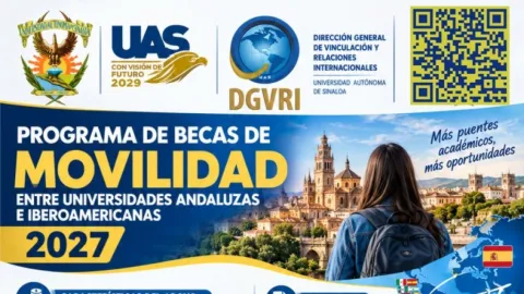 Abre la UAS registro para becas de movilidad e intercambio académico con universidades de España