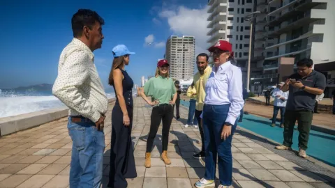 Se dará prioridad a rehabilitación del Malecón de Mazatlán, dice Gobernadora Graciela Domínguez