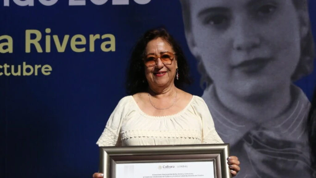 Silvia Tomasa Rivera recibió el Premio Bellas Artes de Literatura Inés Arredondo 2026