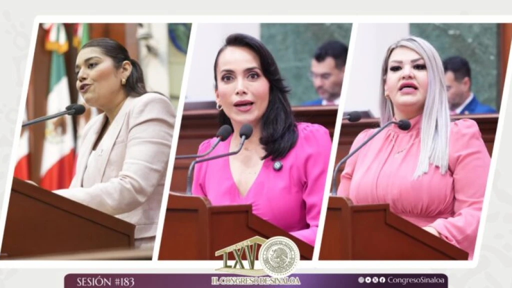 Desde la tribuna, diputadas del Congreso de Sinaloa conmemoran 73 años del reconocimiento del voto femenino en México