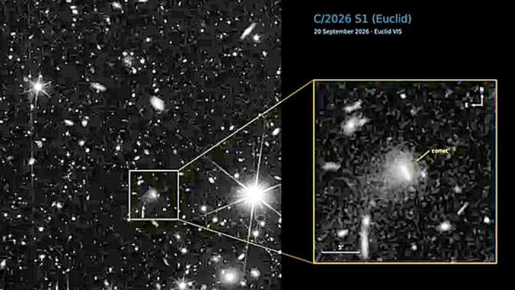 El Telescopio de la ESA Descubre su Primer Cometa Desconocido en una Inusual Órbita