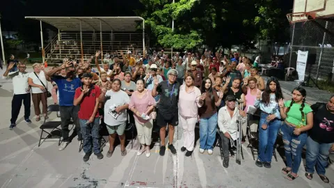 Desde el Fracc. Paraíso, Tere Guerra plantea fortalecer los espacios de formación y convivencia comunitaria