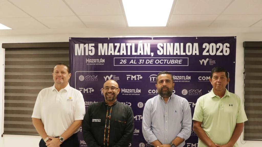 Mazatlán será sede del Torneo Varonil ITF World Tennis Tour M15
