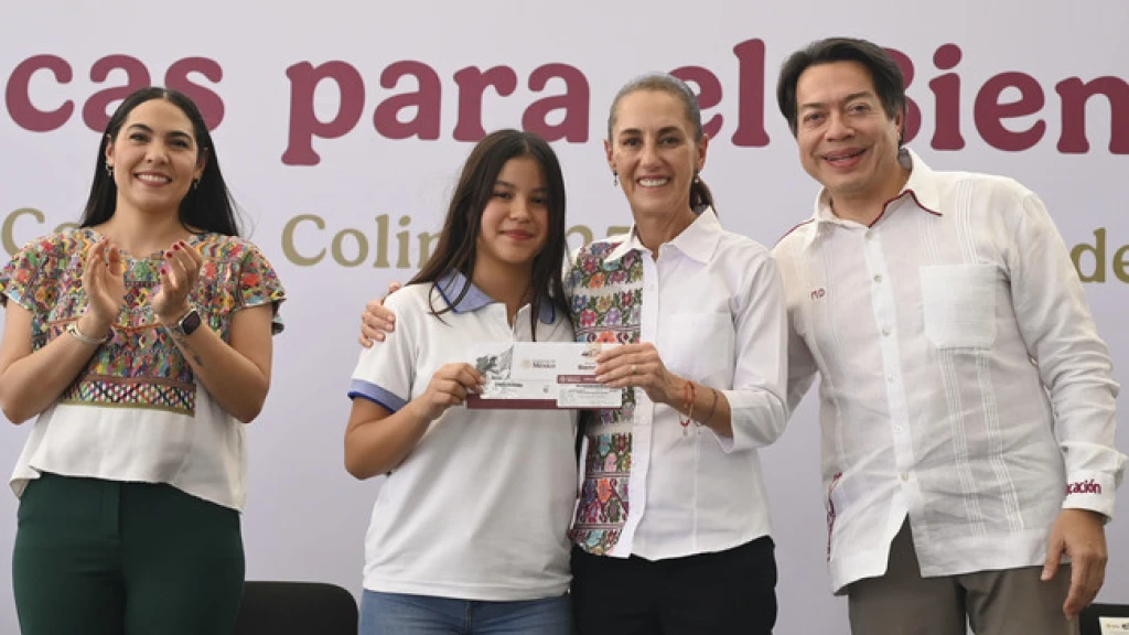 Gracias a las Becas para el Bienestar cerca de 400 mil jóvenes más estudiarán preparatoria: presidenta