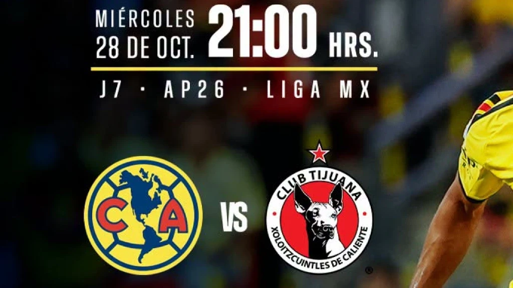 América vs Tijuana: Transmisión del Duelo Pendiente de la Jornada 7 de la Liga MX