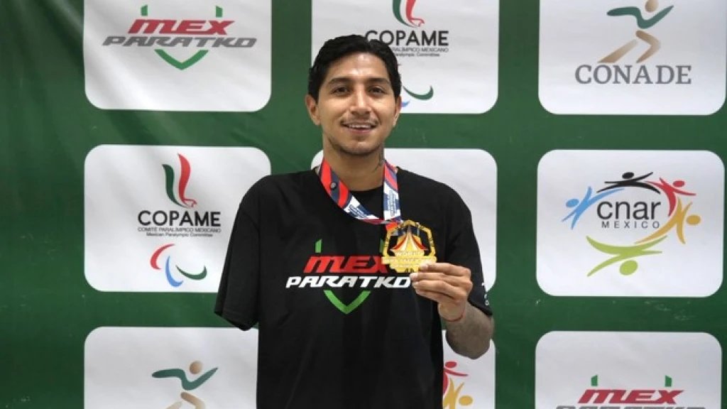 El sinaloenses Diego García busca hacer historia en su cuarto Mundial de Para Taekwondo Muju 2026